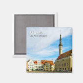 エストニアタリンUNESCOワールド伝統 マグネット (正面/裏面)