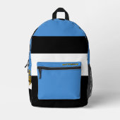 エストニアバックパック、愛国的、エストニア国旗 プリントバックパック (正面)