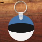 エストニアフィシェイ国旗のキーチェーン キーホルダー (正面)