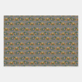 エストニアヴィンテージフォークアートフローラ刺繍 ラッピングペーパーシート (正面2)