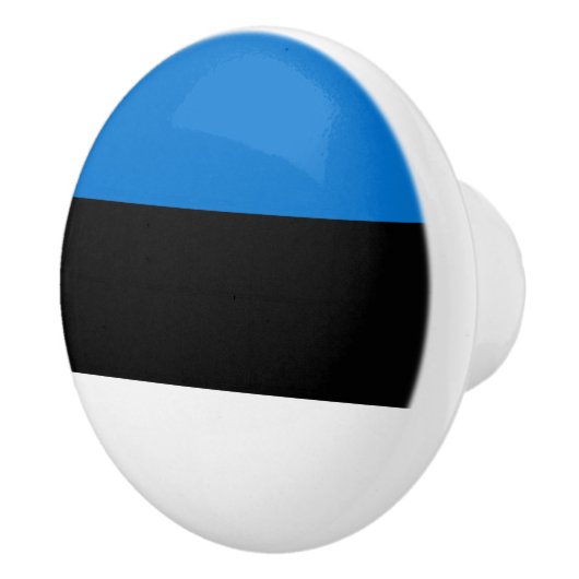 エストニア国旗でセラミックノブの引っ張り セラミックノブ (右)