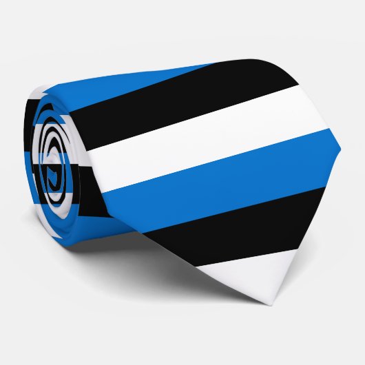 エストニア国旗と提携 ネクタイ (ロール)