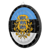 エストニア国旗のダーツボード&エストニア/ゲームボード ダーツボード (正面右)