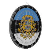 エストニア国旗のダーツボード&エストニア/ゲームボード ダーツボード (正面左)