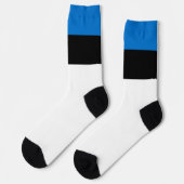 エストニア国旗の愛国的エストニア国家プライド ソックス (左)