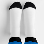 エストニア国旗の愛国的エストニア国家プライド ソックス (上部)