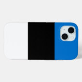 エストニア国旗のApple iPhone 15 Case-Mateケース Case-Mate iPhoneケース (裏面 (横))