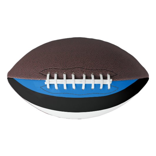 エストニア国旗を持つ愛国的なアメリカンフットボール アメリカンフットボール (正面)