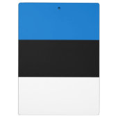 エストニア国旗を持つ愛国的なクリップボード クリップボード (裏面)