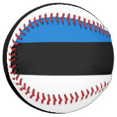 エストニア国旗を持つ愛国的ソフトボール ソフトボール (正面左)