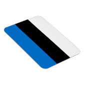 エストニア国旗を掲げたフレキシブル写真磁石 マグネット (右側)