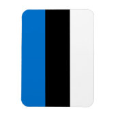 エストニア国旗を掲げたフレキシブル写真磁石 マグネット (縦)