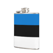 エストニア国旗を掲げた愛国的なフラスコ フラスク (左)