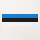 エストニア国旗を掲げた愛国的なヨガマット ヨガマット (裏面(横))