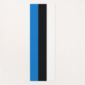 エストニア国旗を掲げた愛国的なヨガマット ヨガマット (正面)