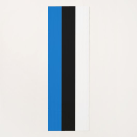 エストニア国旗を掲げた愛国的なヨガマット ヨガマット (裏面)