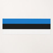 エストニア国旗を掲げた愛国的なヨガマット ヨガマット (正面(横))