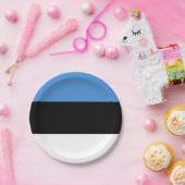 エストニア国旗紙プレート ペーパープレート (パーティー)