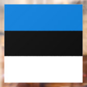 エストニア国旗 ウィンドウサイン (シート2)