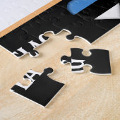 エストニア国旗&エストニア – 国，休日/スポーツ ジグソーパズル (側面)