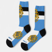 エストニア国旗、エスト地球に優しニア ソックス (左)