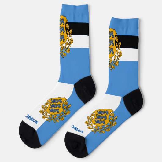 エストニア国旗、エスト地球に優しニア ソックス (左)