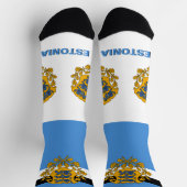 エストニア国旗、エスト地球に優しニア ソックス (上部)