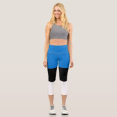 エストニア国旗 カプリレギンス (正面)