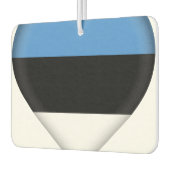 エストニア国旗 カーエアーフレッシュナー (左)