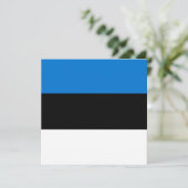 エストニア国旗 カード (スタンド正面)