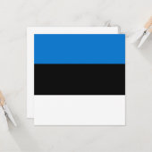 エストニア国旗 カード (正面/裏面インサイチュ)