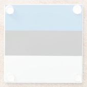 エストニア国旗 ガラスコースター (裏面)