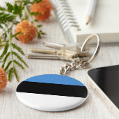 エストニア国旗 キーホルダー (側面)