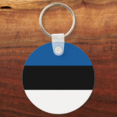エストニア国旗 キーホルダー (正面)