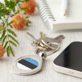 エストニア国旗 キーホルダー (側面)