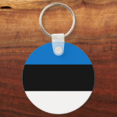 エストニア国旗 キーホルダー (正面)