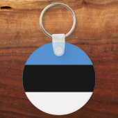 エストニア国旗 キーホルダー (正面)