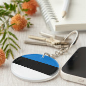 エストニア国旗 キーホルダー (正面右)