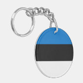 エストニア国旗 キーホルダー (正面左)