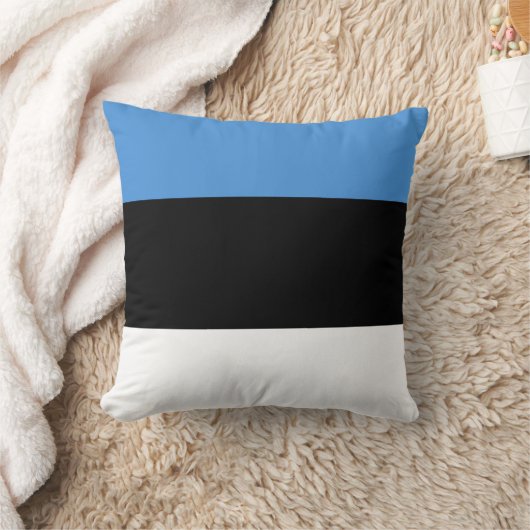 エストニア国旗 クッション (ブランケット)