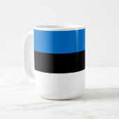 エストニア国旗 コーヒーマグカップ (正面左)