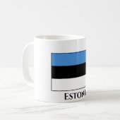 エストニア国旗 コーヒーマグカップ (正面左)