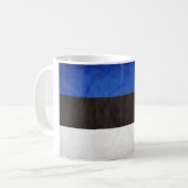 エストニア国旗 コーヒーマグカップ (正面左)