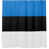エストニア国旗 シャワーカーテン (正面)