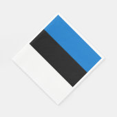 エストニア国旗 スタンダードランチョンナプキン (角)