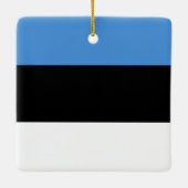 エストニア国旗 セラミックオーナメント (裏面)
