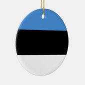 エストニア国旗 セラミックオーナメント (右)