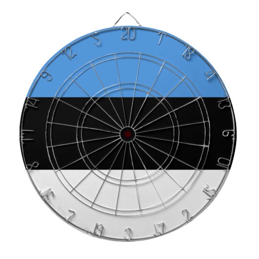 エストニア国旗 ダーツボード (正面)