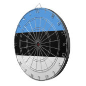 エストニア国旗 ダーツボード (正面右)