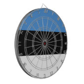 エストニア国旗 ダーツボード (正面左)